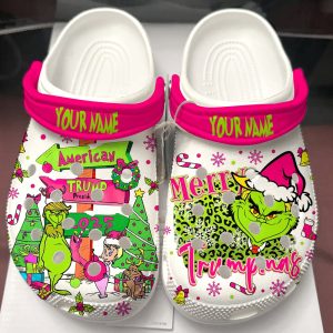Grinch And Cindy Lou Who Crocs Shoes For Men Women Fans Gift