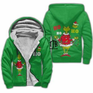 Grinch Christmas Fleece Jacket F06