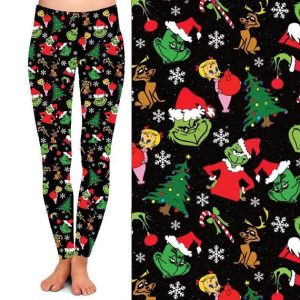 Grinch Christmas Legging For Woman L05