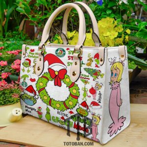Grinch Love Cindy Lou Purse - Leather Bag - Handbag For Women