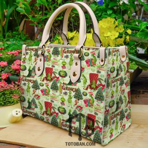 Grinch How Grinch Stole Christmas Purse - Leather Bag - Handbag For Women 1