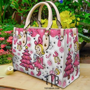 Cindy Lou Christmas Purse - Leather Bag - Handbag For Women