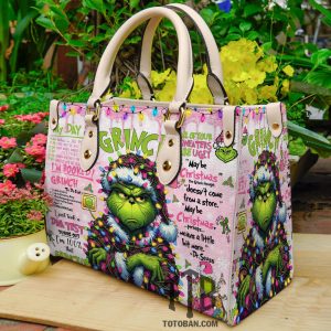 Grinch My Day Purse - Leather Bag - Handbag For Women