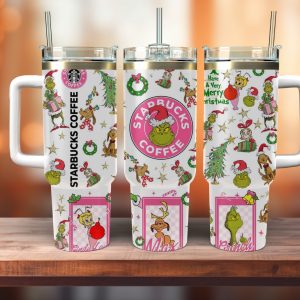 Grinch Coffee Christmas Stainless Steel Tumblers