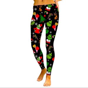 Grinch Christmas Legging For Woman L09