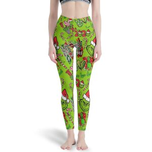 Grinch Christmas Legging For Woman L07