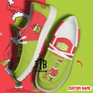 Grinch Canvas Loafer Dude Shoes
