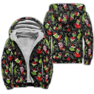Grinch New Christmas Fleece Jacket A1