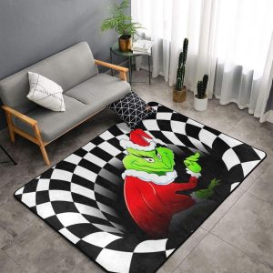 Grinch Decor Living Room Rug A01