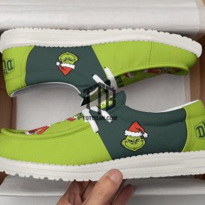 Grinch Green Canvas Loafer Dude Shoes