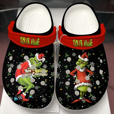 How The Grinch Stole Christmas Crocs Shoes For Men Women Fans Gift