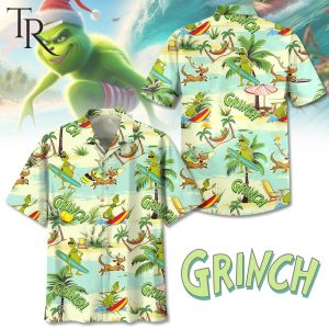 Grinch And Max Dog Summer Hawaiian Shirt