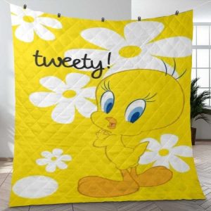 Tweety Bird Quilt Blanket Fans Gift 6