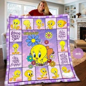 Tweety Bird Quilt Blanket Fans Gift 4