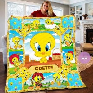 Tweety Bird Quilt Blanket Fans Gift 3