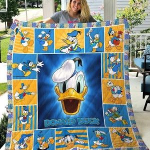 Donald Duck Quilt Blanket Fans Gift Q4