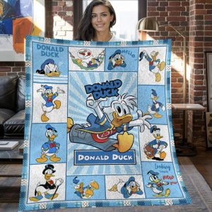 Donald Duck Quilt Blanket Fans Gift Q6