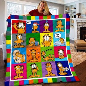 Garfield Quilt Blanket Fans Gift A2