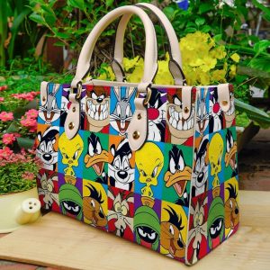 Tweety Bird And Friends Purse - Leather Bag - Handbag For Women
