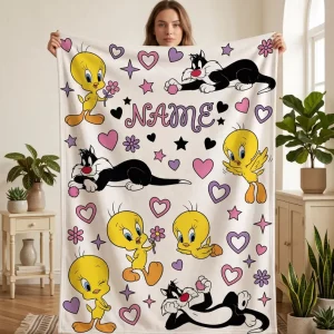 Tweety Bird Fleece Blanket F3
