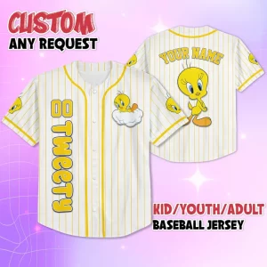 Tweety Bird Gift For Fan Baseball Jersey B15