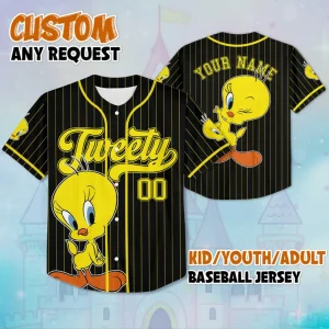 Tweety Bird Gift For Fan Baseball Jersey J9