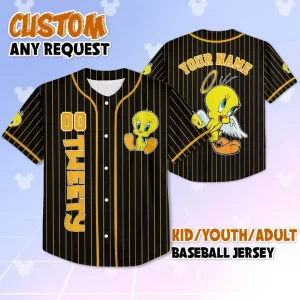 Tweety Bird Gift For Fan Baseball Jersey J8