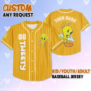 Tweety Bird Gift For Fan Baseball Jersey J7