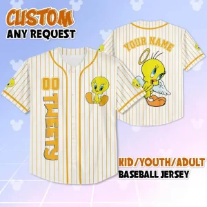 Tweety Bird Gift For Fan Baseball Jersey J6