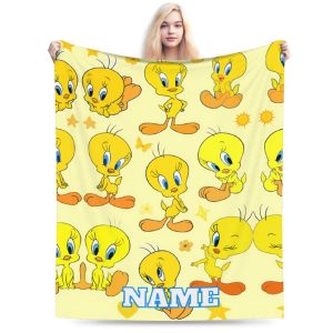 Tweety Bird Fleece Blanket F1