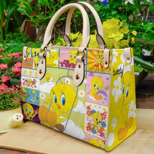 Tweety Bird Purse - Leather Bag - Handbag For Women