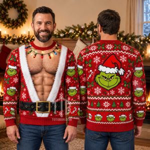 Grinch Funny Christmas Sweatshirt Shirt 1