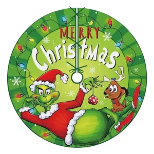 Grinch Christmas Tree Skirt 1