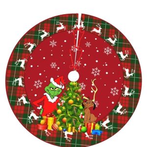 Grinch Christmas Tree Skirt 5