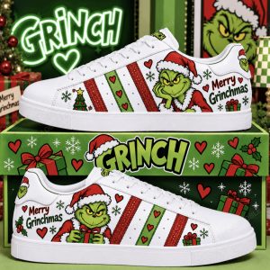 Grinch Christmas Skate Shoes For Men Women Fans Gift 2026