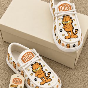Garfield Canvas Loafer Dude Shoes 1