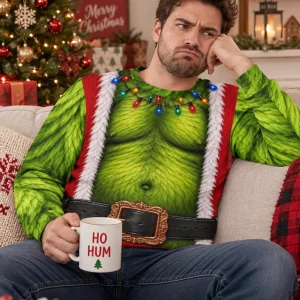 Grinch Funny Christmas 1 Sweatshirt Shirt