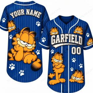Garflied Custom Name Gift For Fan Baseball Jersey