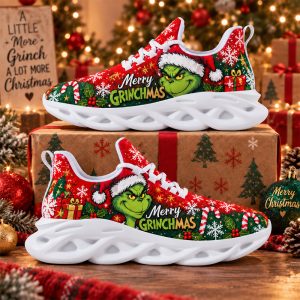 Grinch Merry Christmas Max Soul Shoes New 6