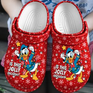 Donald Duck Christmas Is This Jolly Enough Crocs Shoes For Men Women Fans Gift