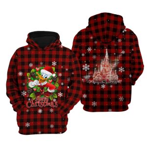 Donald Duck Christmas3D Hoodie 1