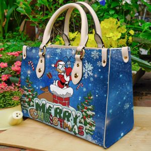 Donald Duck Christmas Purse - Leather Bag - Handbag For Women 1