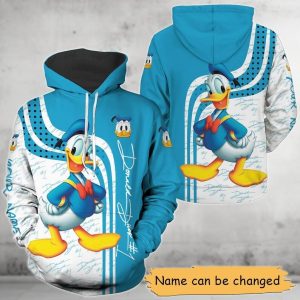 Donald Duck Love 3D Hoodie