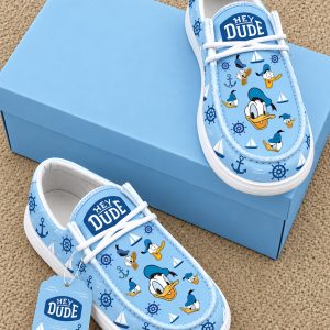 Donald Duck Canvas Loafer Dude Shoes 1