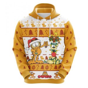 Garfield Christmas 3D Hoodie