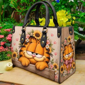 Garfiled Lovers Purse - Leather Bag - Handbag For Women