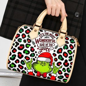 Grinch Wonderful Time Of Year Ms. Portable Pillow Bag