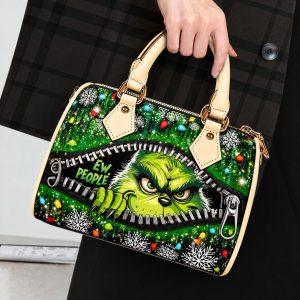 Grinch Ew People Ms. Portable Pillow Bag