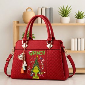 Grinch And Friends Red Handbag New