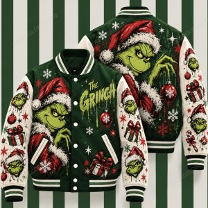 Grinch Gift For Fan Baseball Jacket J1